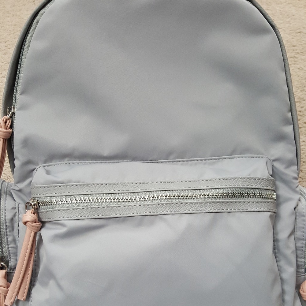 Backpack Gray No Boundaries 11 Pocket Nylon